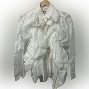 CDG - Rouched Bubble Blouse - Small